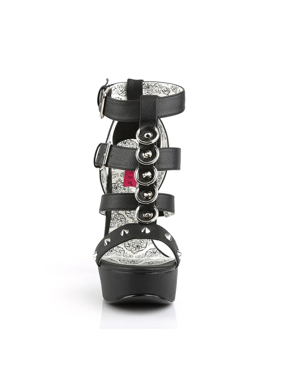 Strappy Studded High Heels
