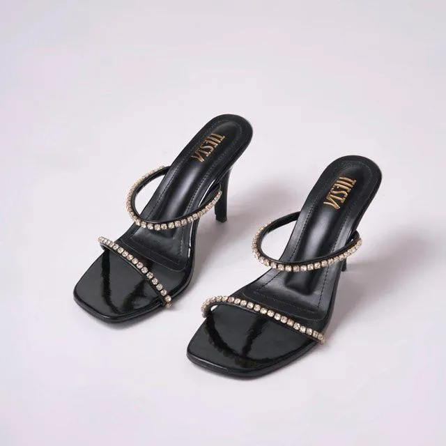 Studded  (Black) Heels