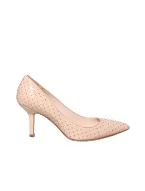 Studded Leather Pumps