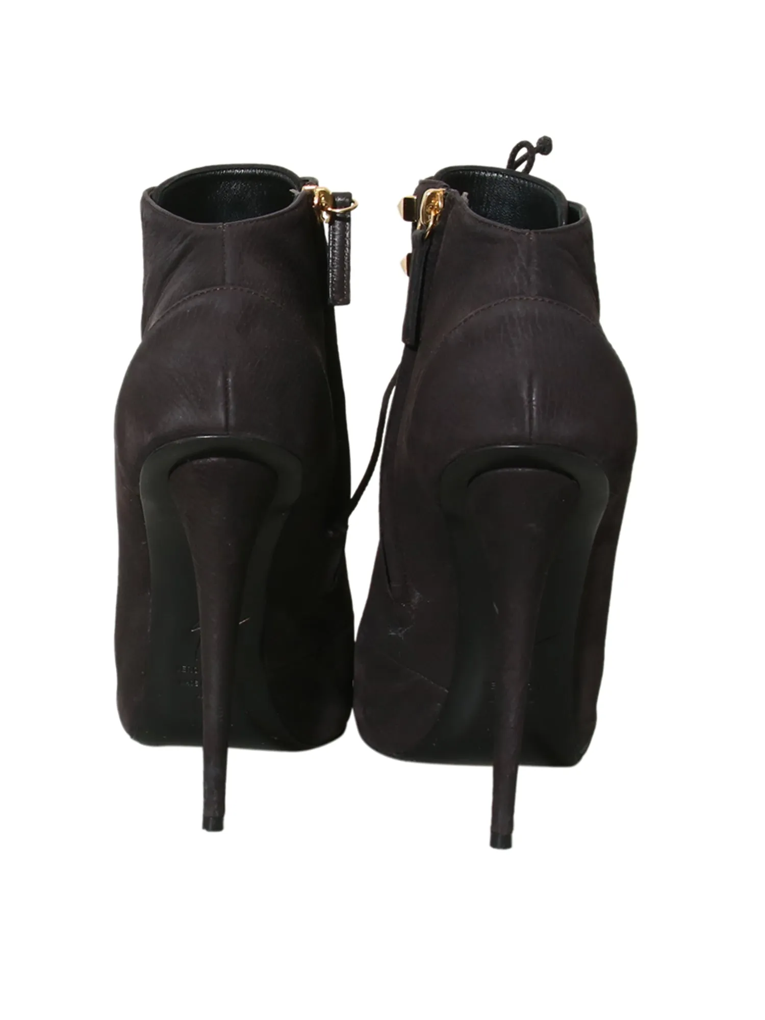 Studded Open Toe Booties