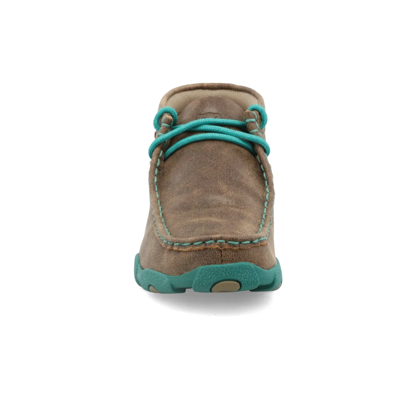 Twisted X Kids Bomber & Turquoise Chukka Driving Moc Shoe YDM0017