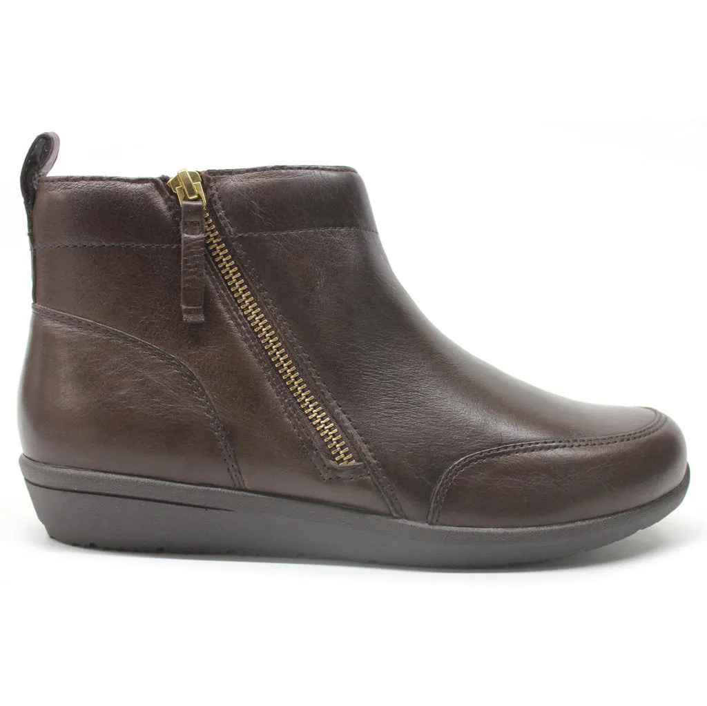 Vionic Lois Leather Women's Ankle Boots