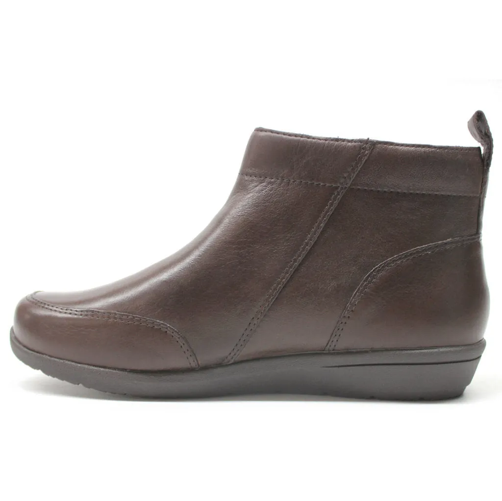 Vionic Lois Leather Women's Ankle Boots