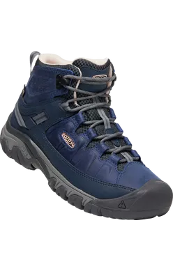 Women's Targhee III Waterproof Mid Hiker in Vintage Indigo/Peachy Keen